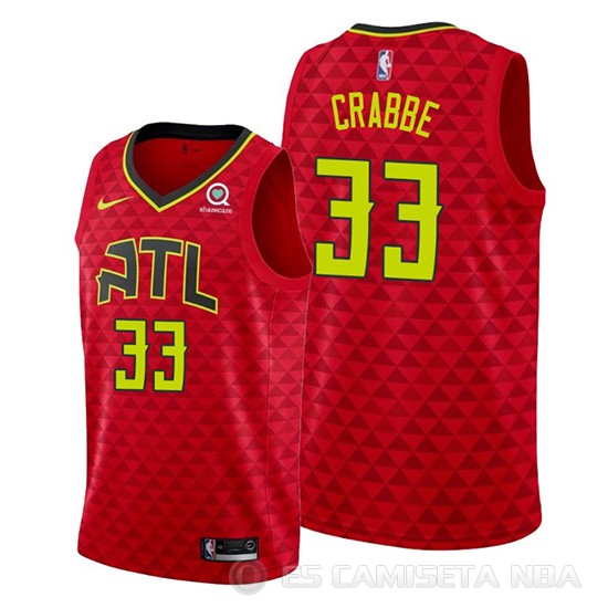 Camiseta Allen Crabbe #33 Atlanta Hawks Statement Rojo - Haga un click en la imagen para cerrar